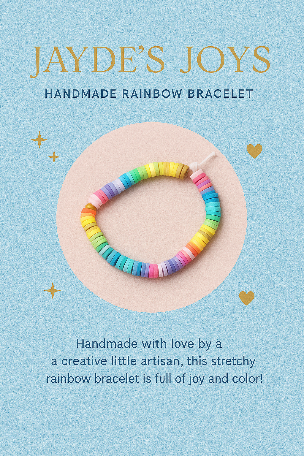 Rainbow š Sprinkle Donut Bracelet